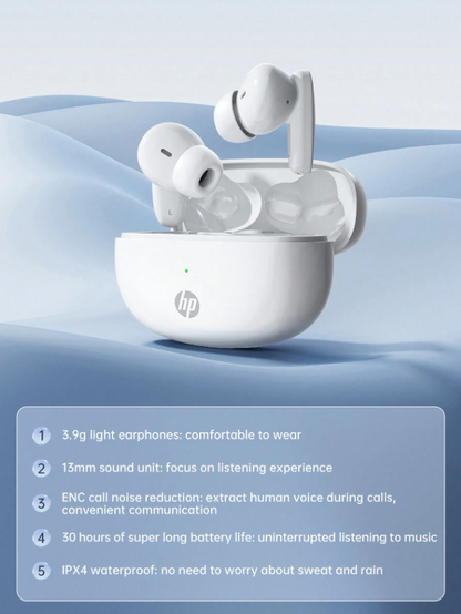 HP Auricolari Wireless HP, Cuffie Bluetooth con custodia protettiva alla moda