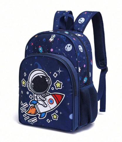 Set da 3 pezzi di zaini a tema astronauta con borsa pranzo