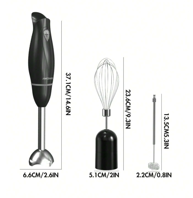 &nbsp;PANCERKA, Frullatore a immersione elettrico da 100 watt