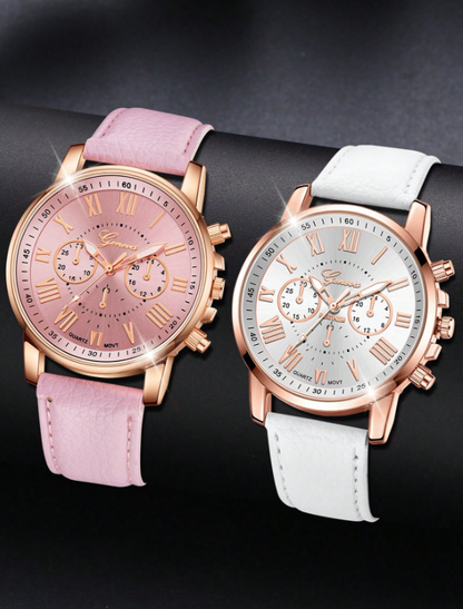 orologi da donna rosa e bianco