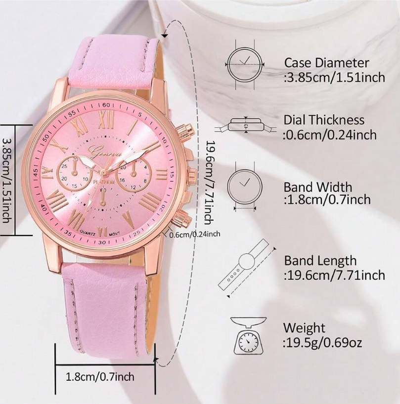 orologi da donna rosa e bianco